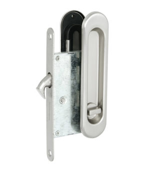 Ручка с замком для раздвижных дверей Palladium 01BK AB