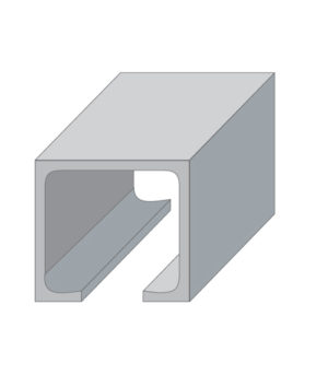 Направляющая верхняя для раздвижных дверей Palladium N1-2м