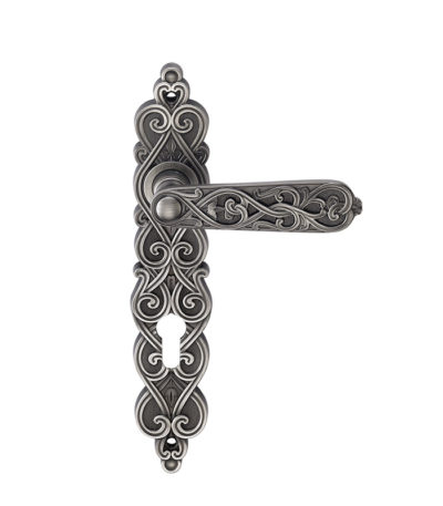 Ручка дверная Genesis ARABESCO BL. SILVER (CL) Ручка дверная Genesis ARABESCO BL. SILVER (CL)