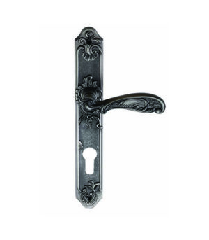 Ручка дверная Genesis FLOR BL. SILVER (CL)