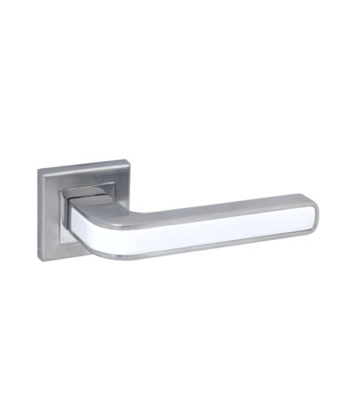 Ручка дверная Adden Bau PIEZA Q360 WHITE/CHROME