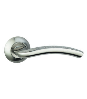 Ручка дверная Bussare PRATICO A-09-10 CHROME/S.CHROME