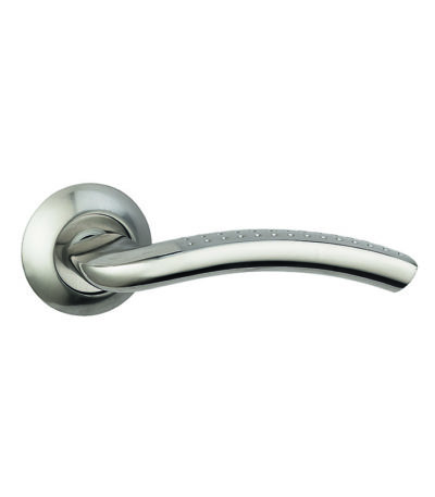 Ручка дверная Bussare PRATICO A-09-10 CHROME/S.CHROME