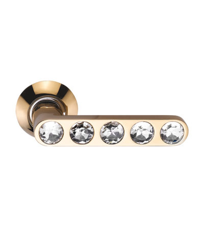 Ручка дверная SILLUR 200 P.CHROME/CRYSTAL