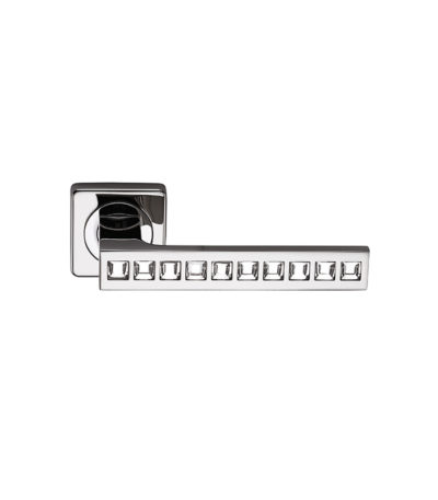 Ручка дверная SILLUR C159 S.CHROME/P.CHROME
