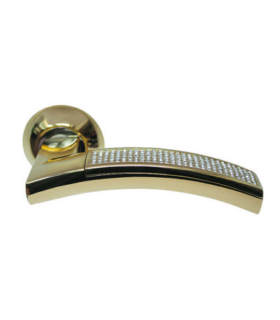 Ручка дверная SILLUR 132 P.CHROME/CRYSTAL