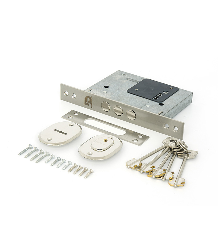 Замок врезной Palladium 0257L никель Замок врезной Palladium 0257L никель