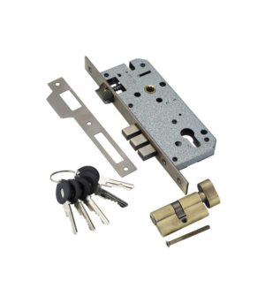 Замок врезной Adden Bau LOCK 4585 5-60B D GOLD ключ-завертка Замок врезной Adden Bau LOCK 4585 5-60B D GOLD ключ-завертка