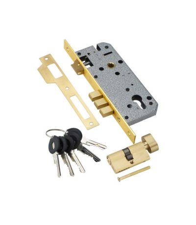 Замок врезной Adden Bau LOCK 4585 5-60B D GOLD ключ-завертка Замок врезной Adden Bau LOCK 4585 5-60B D GOLD ключ-завертка